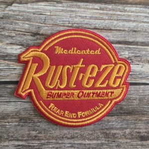 Medicated Rustezzee Bumper Ointment Funny Men's Humor Retro Iron On Patch